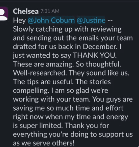 “Saving me so much time and effort right now”