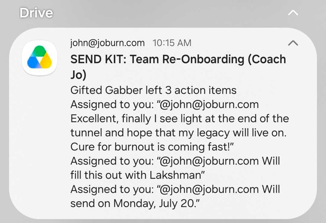 Coach Jo: finally I see light at the end of the tunnel